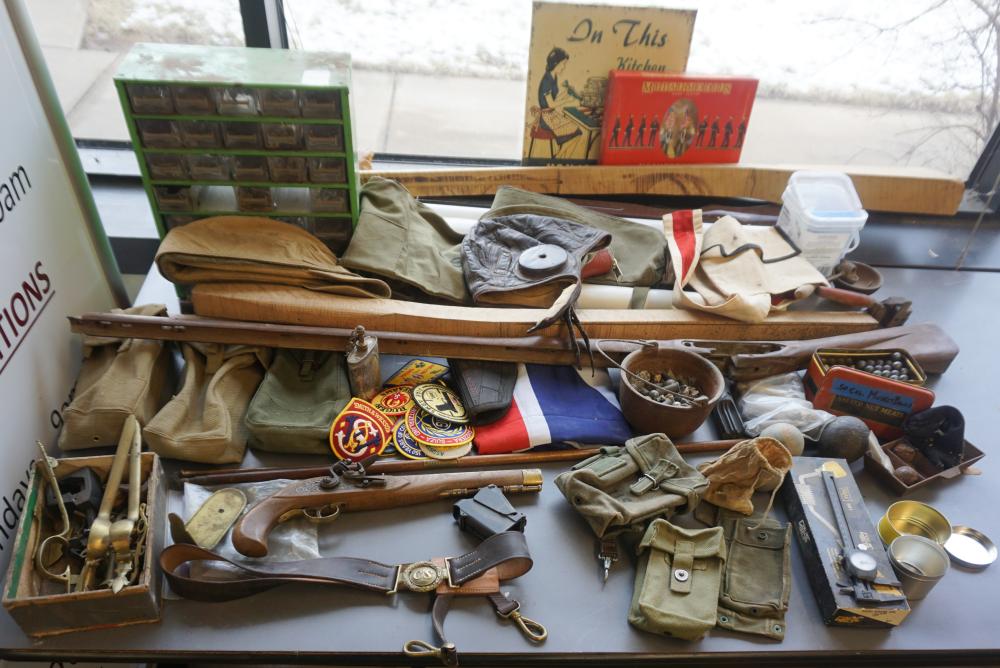 COLLECTION WITH U.S. MILITARY AND