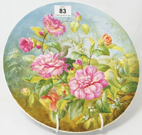 Collector Plate Handpainted by S