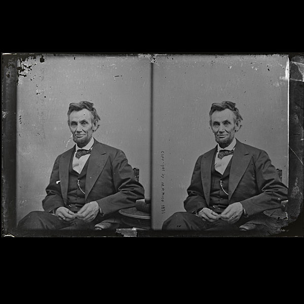 Collodion Glass Negative From