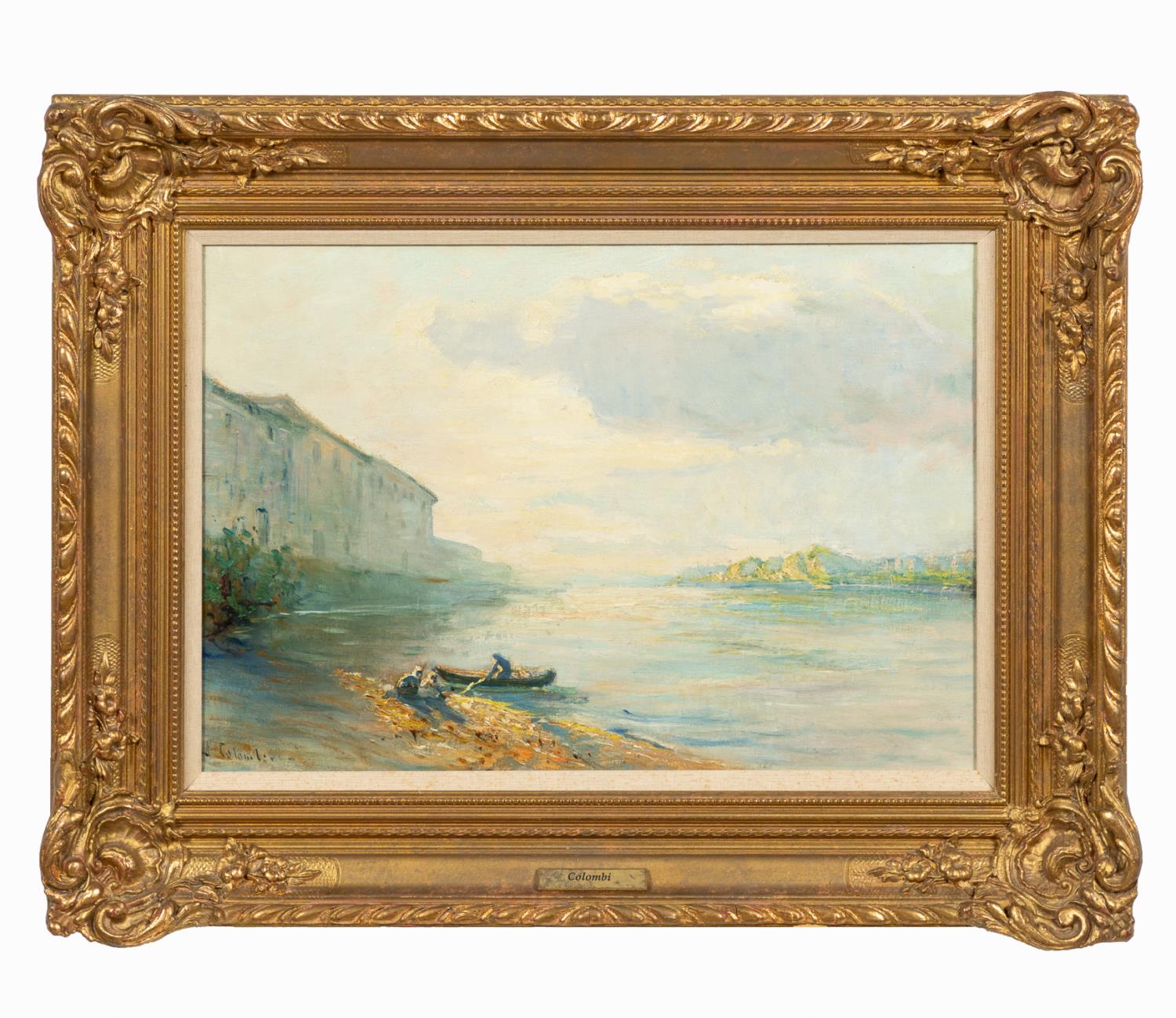 COLOMBI, IMPRESSIONIST OIL ON