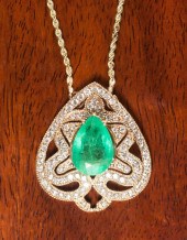 COLOMBIAN EMERALD AND DIAMOND