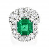 COLOMBIAN EMERALD AND DIAMOND