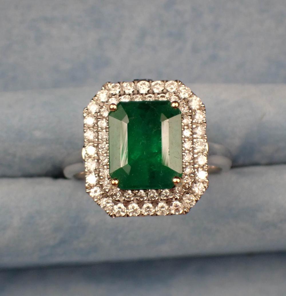 COLOMBIAN EMERALD, DIAMOND AND