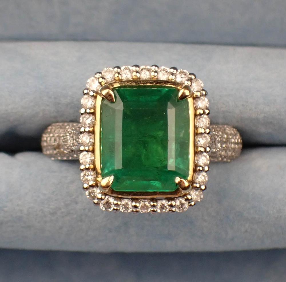 COLOMBIAN EMERALD, DIAMOND AND GOLD