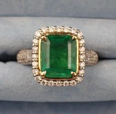 COLOMBIAN EMERALD, DIAMOND AND