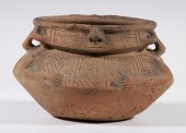 COLOMBIAN RED CLAY POTTERY OVA