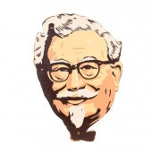 COLONEL SANDERS KFC ADVERTISIN