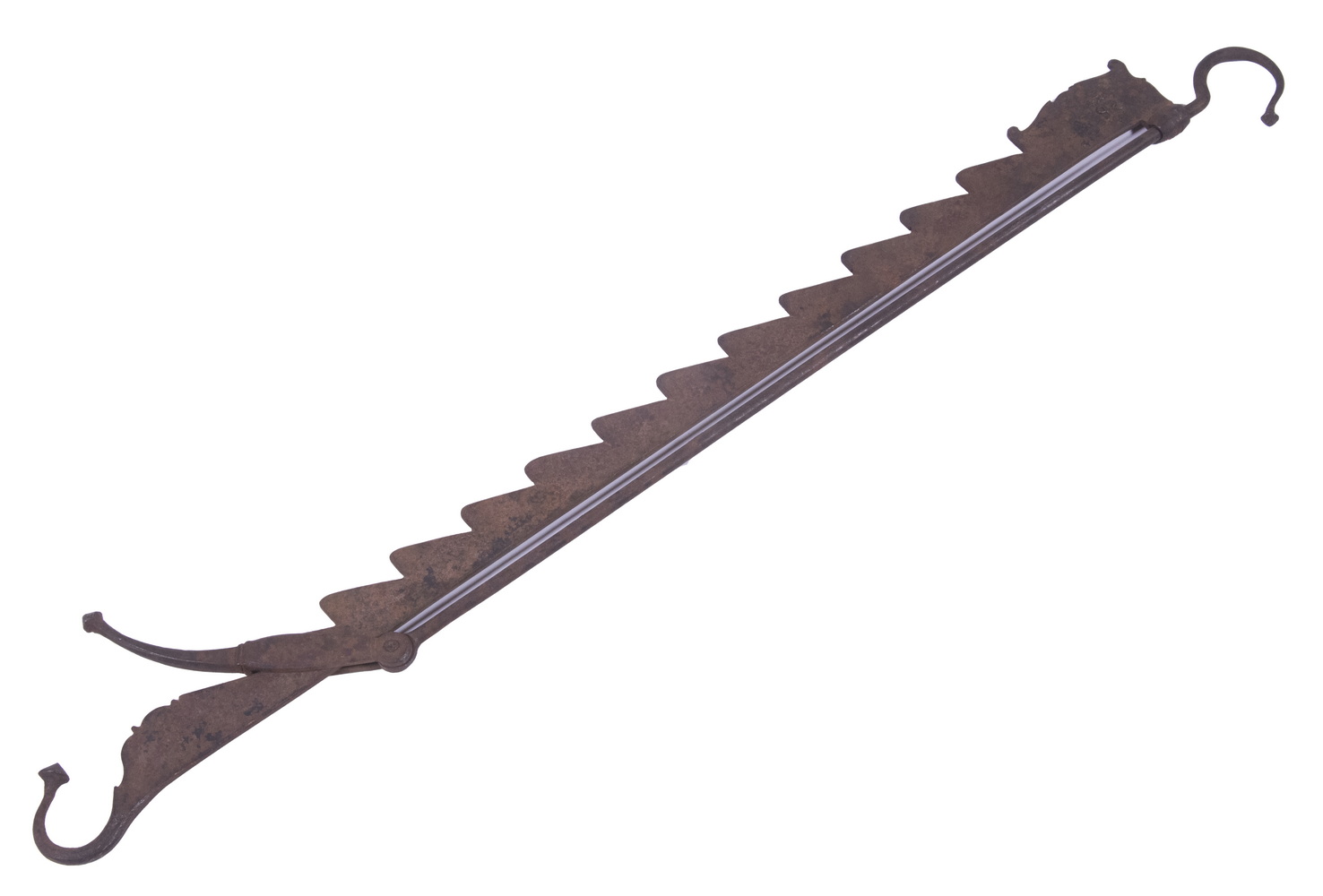 COLONIAL AMERICAN IRON TRAMMEL WITH