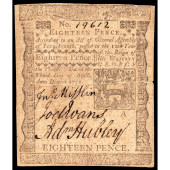 COLONIAL CURRENCY, ADAM HUBLEY