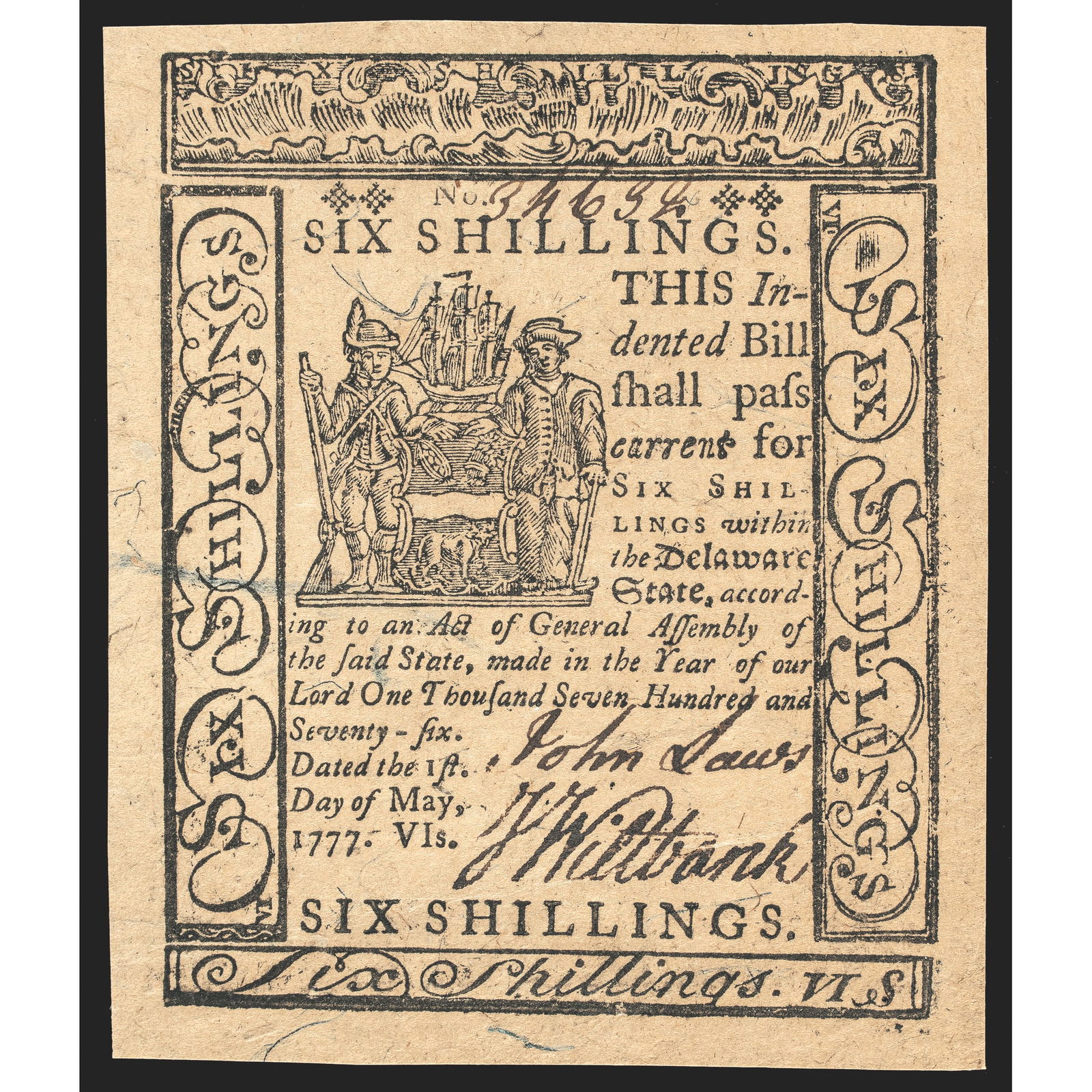 COLONIAL CURRENCY, DELAWARE MAY