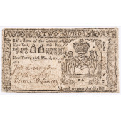 COLONIAL CURRENCY MARCH 25, 17