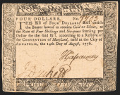 COLONIAL CURRENCY, MARYLAND, A