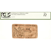 COLONIAL CURRENCY, NEW JERSEY