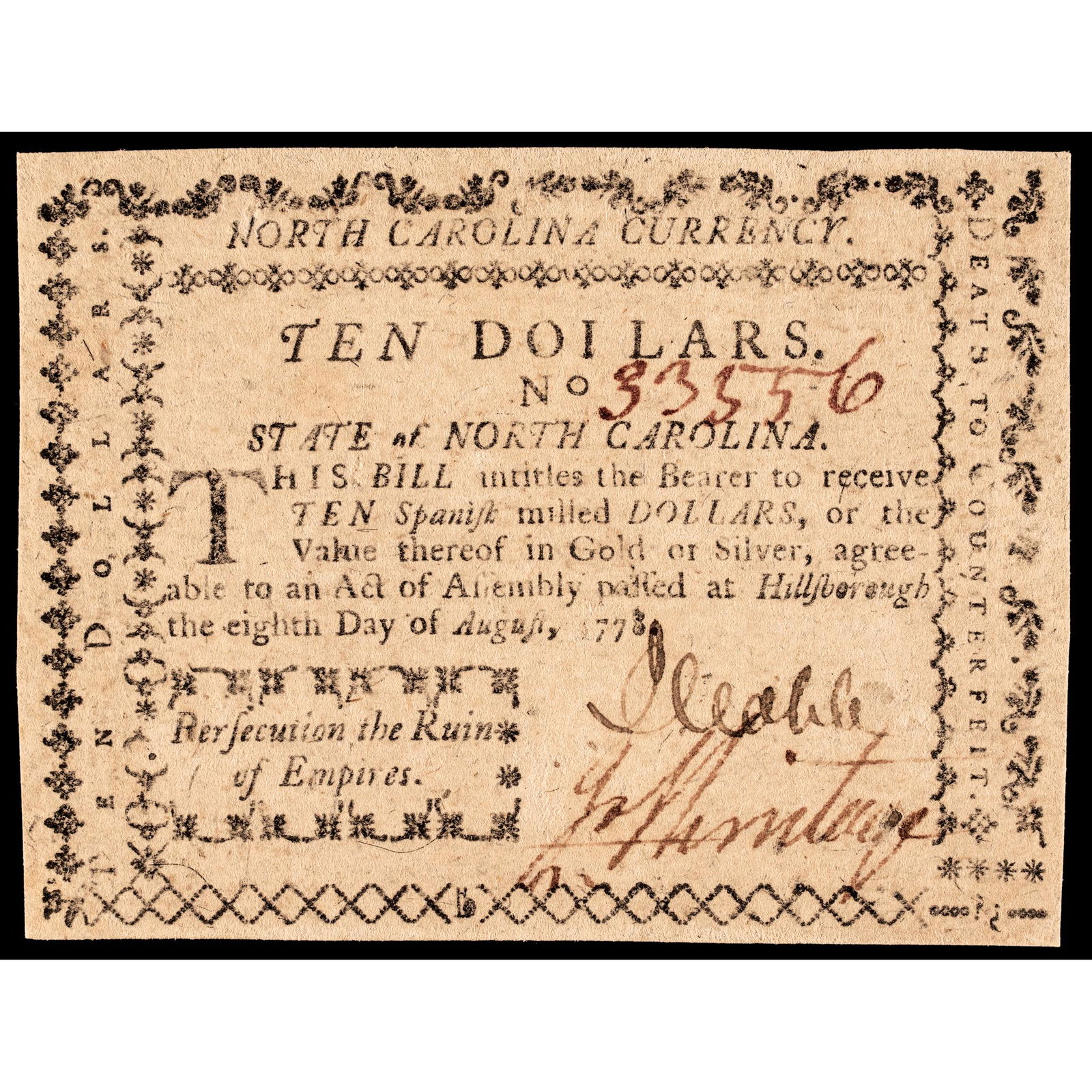 COLONIAL CURRENCY, NORTH