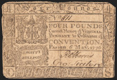 COLONIAL CURRENCY NOTE, VIRGIN