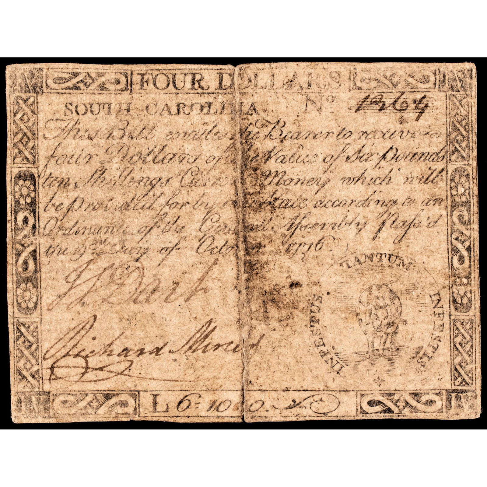COLONIAL CURRENCY, SOUTH