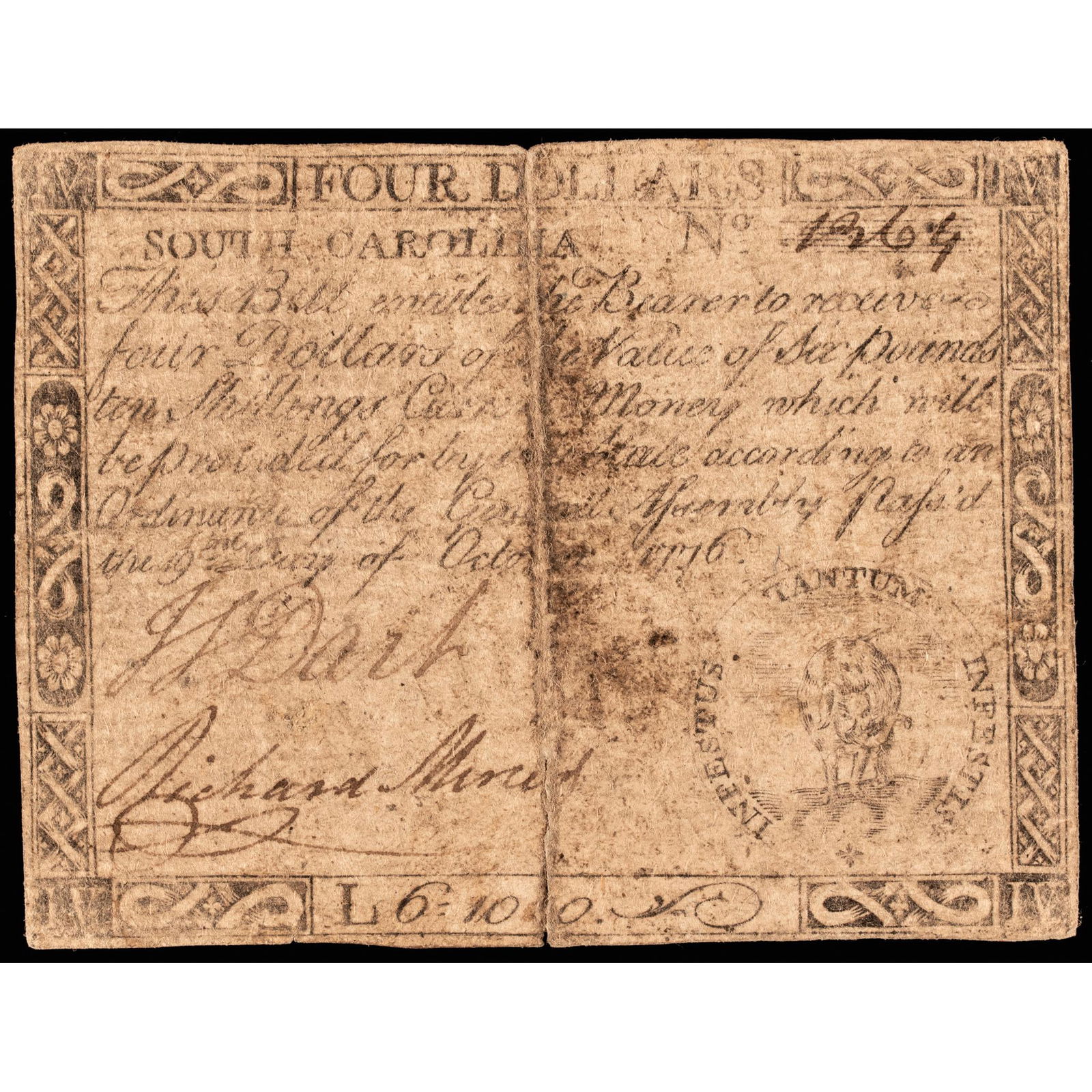 COLONIAL CURRENCY, SOUTH