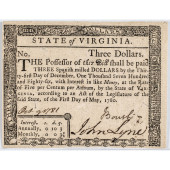 COLONIAL CURRENCY, VIRGINIA MA
