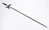 COLONIAL PIERCED IRON HALBERD