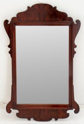COLONIAL REVIVAL MAHOGANY MIRR