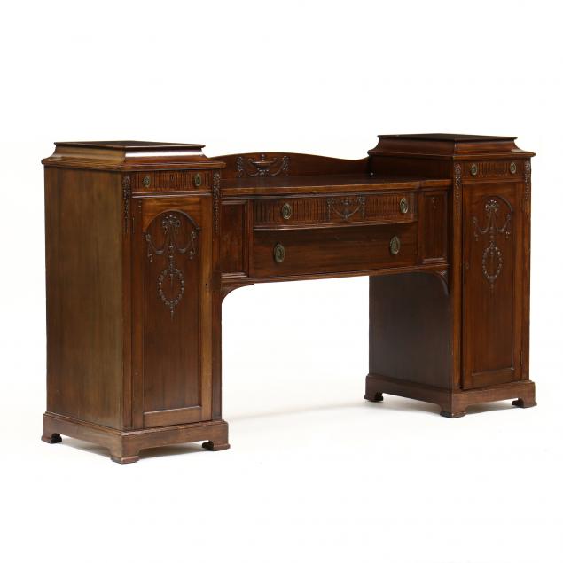 COLONIAL REVIVAL MAHOGANY SIDEBOARD