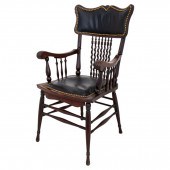 COLONIAL REVIVAL MAHOGANY SPIN