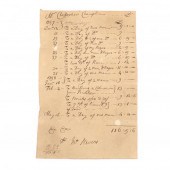 COLONIAL RHODE ISLAND INVOICE