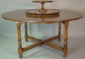 COLONIAL STYLE MAHOGANY CIRCUL