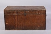 COLONIAL TEAK CAPTAIN'S CHEST,