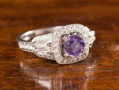 COLOR CHANGE SAPPHIRE AND DIAM
