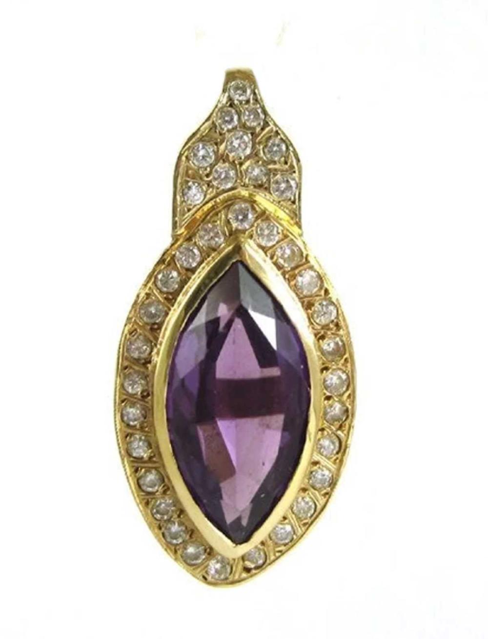 COLOR CHANGE SAPPHIRE AND DIAMOND