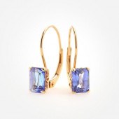COLOR CHANGING TANZANITE EARRI