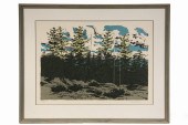 COLOR LITHO - 'Maine Landscape