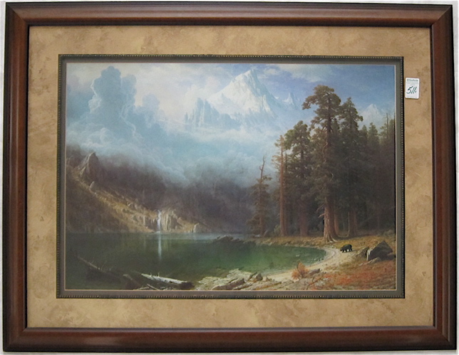 COLOR LITHOGRAPH after the painting