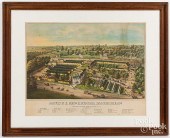COLOR LITHOGRAPH OF JARVIS U.S