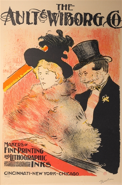 Color lithograph on paper after