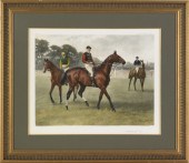 Color lithograph titled Ambush