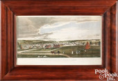 COLOR LITHOGRAPH VIEW OF ITHAC