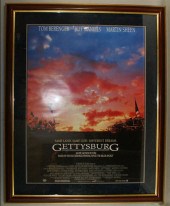 Color lithographic poster for