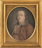 COLOR MEZZOTINT OF BENJAMIN FR