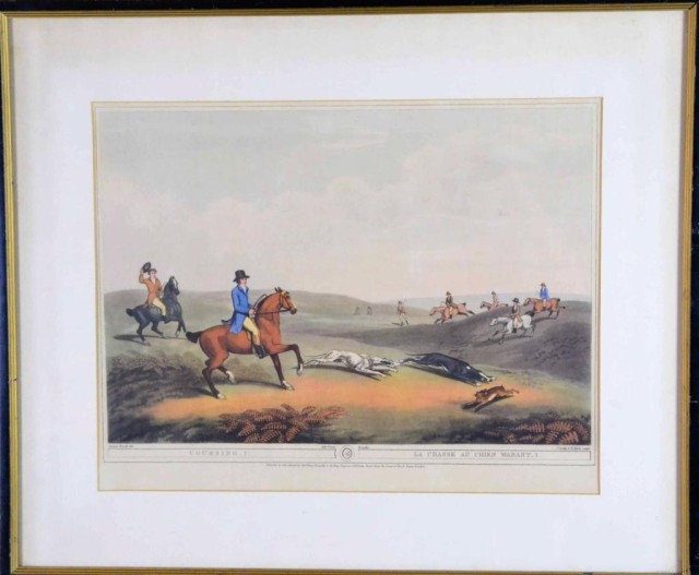 COLOR OFFSET LITHOGRAPH - HUNTING