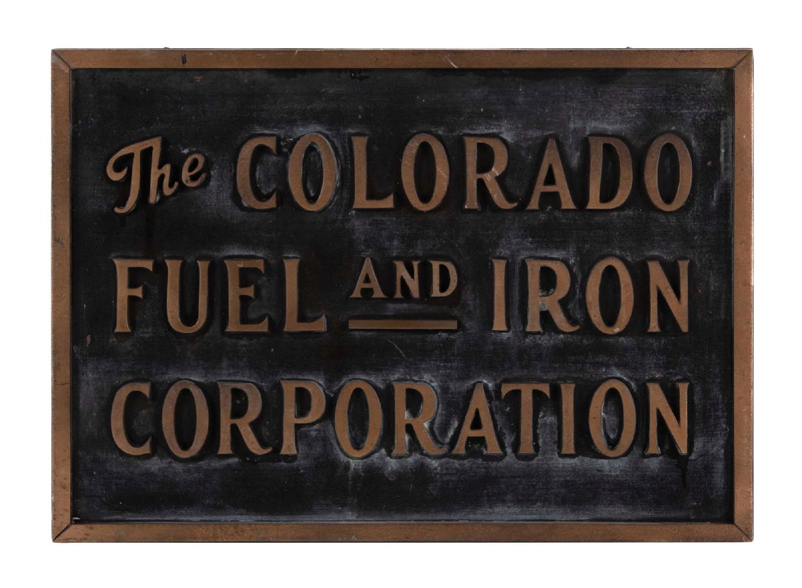 COLORADO FUEL & IRON CORP.