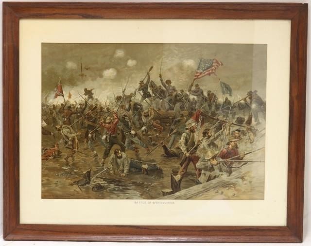 COLORED CHROMOLITHOGRAPH TITLED