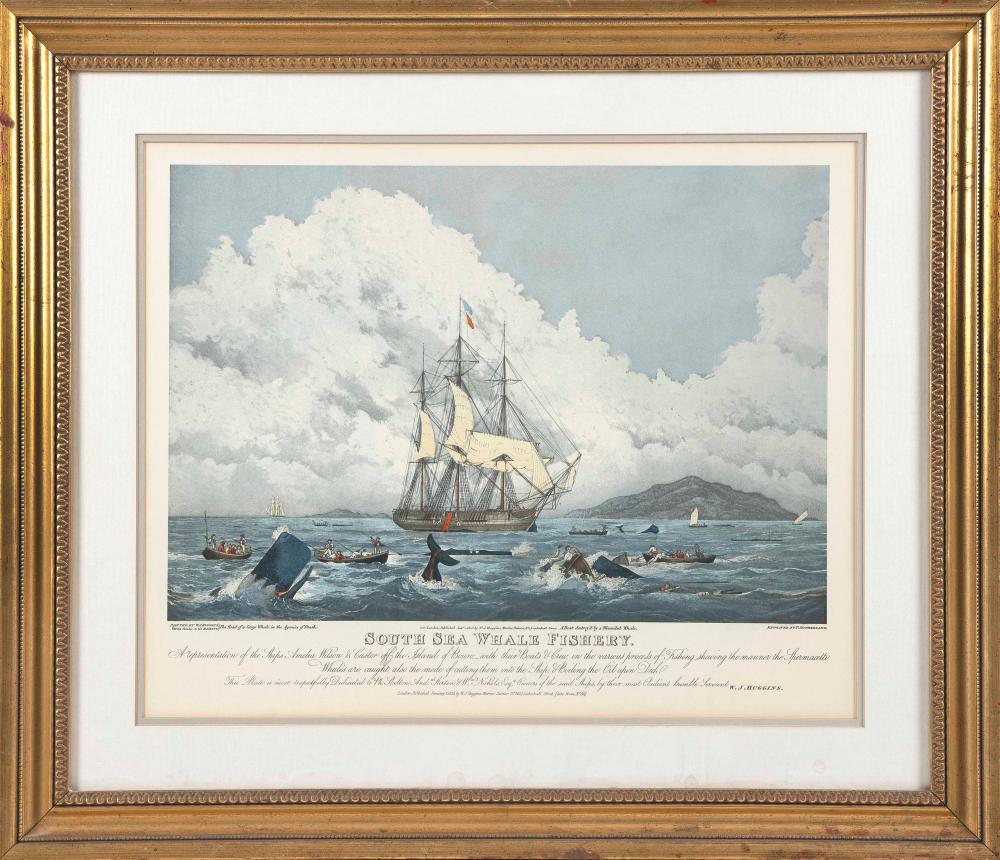 COLORED ENGRAVING “SOUTH SEA