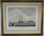 COLORED ENGRAVING TITLED SOUTH