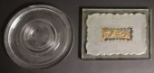 COLORED GLASS SURTOUT DE TABLE
