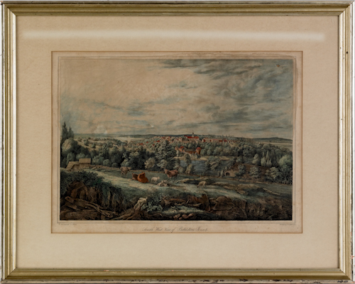 Colored lithograph 19th c. titled
