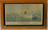 COLORED LITHOGRAPH, FALL RIVER