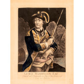 COLORED MEZZOTINT PRINT REPROD