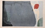 COLORED WOODBLOCK PRINT BY MAS